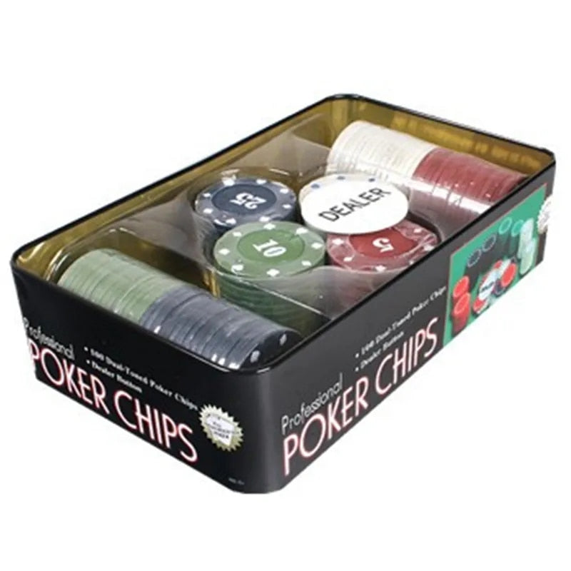 SET DE POKER AVEC JETONS ET ACCESSOIRES | x200 JETONS | EOROM