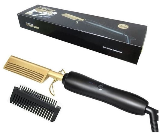 Peigne/Brosse chauffante multifonctions 3.0 | Lisseur boucleur professionnel Eorom
