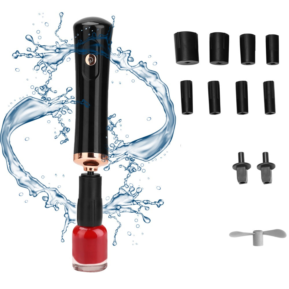 Kit de nettoyage et de séchage électrique pour pinceaux | secoueur électrique de colle à cils et vernis à ongles  | EOROM