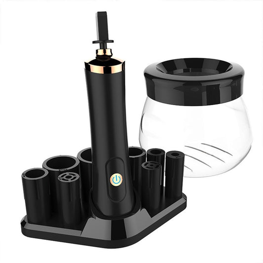 Kit de nettoyage et de séchage électrique pour pinceaux | secoueur électrique de colle à cils et vernis à ongles  | EOROM