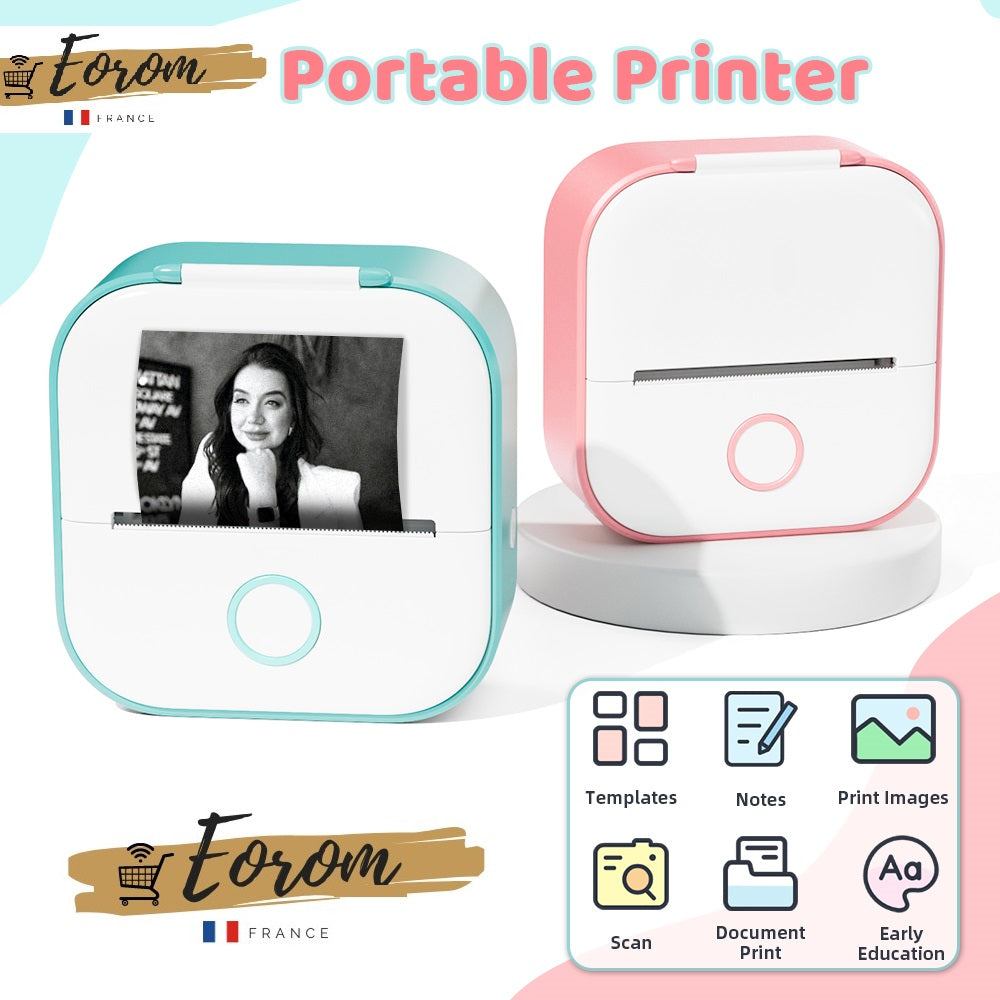 MINI IMPRIMANTE THERMIQUE PORTABLE BLUETOOTH | EOROM