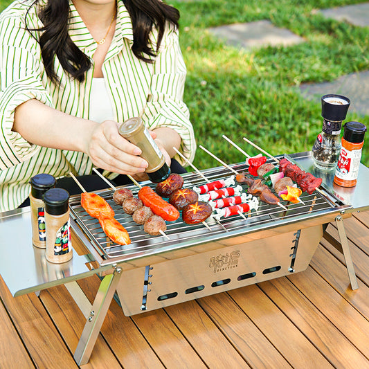 BARBECUE AU CHARBON PLIANT PORTABLE | GRILL PLIANTE DE CAMPING EOROM