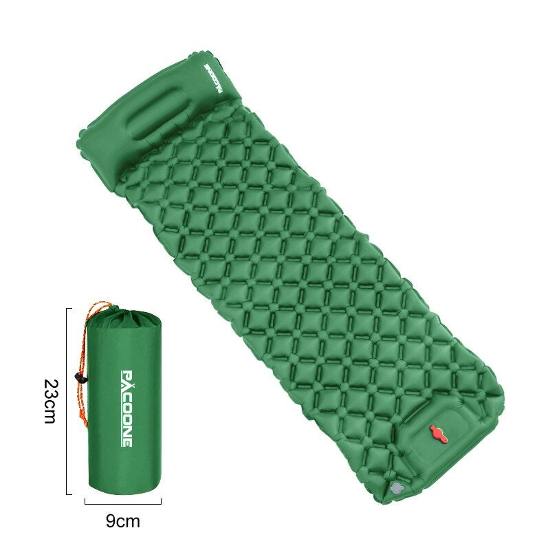 Matelas gonflable de camping avec oreiller intégré | EOROM
