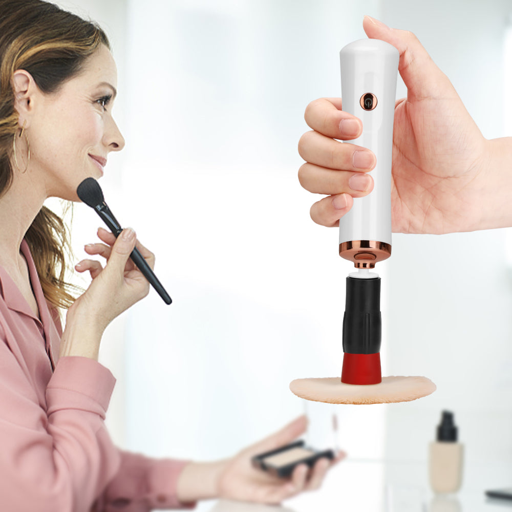 Kit de nettoyage et de séchage électrique pour pinceaux | secoueur électrique de colle à cils et vernis à ongles  | EOROM