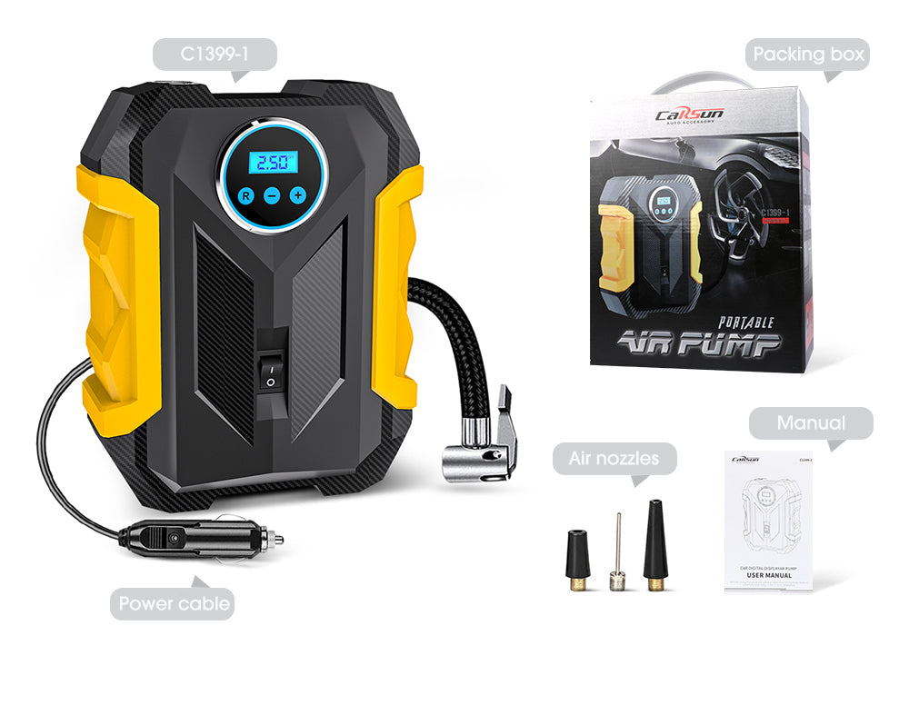 GONFLEUR DE PNEU ÉLECTRIQUE FILAIRE 3 MÉTRES | EOROM