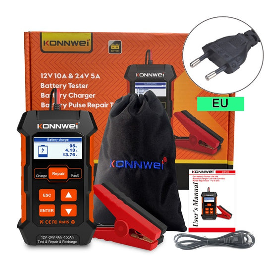 Outil de diagnostic de batterie automobile | Chargeur, détecteur et réparateur de batterie automobile | Outil de réparation d'impulsions  EOROM