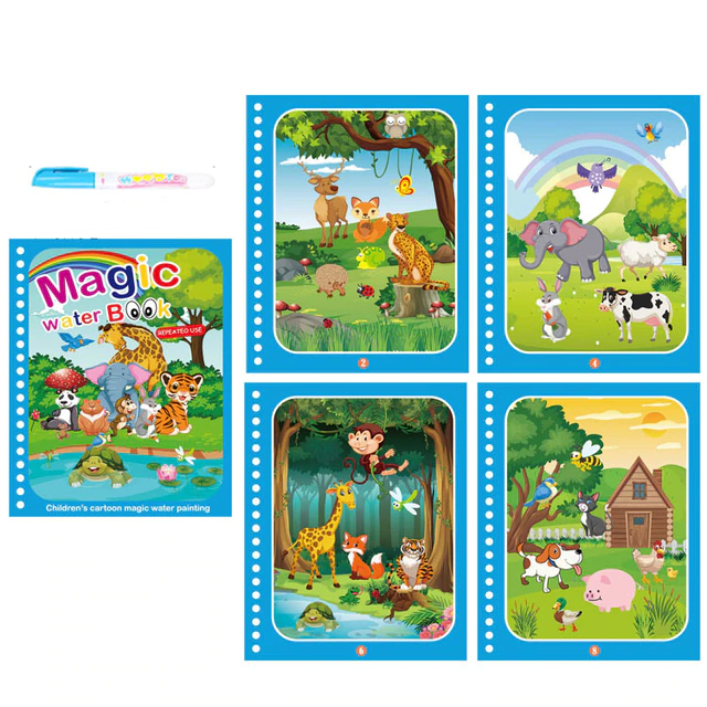 Livre de coloriage Montessori réutilisable | Eorom