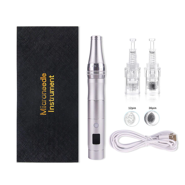 Dermapen professionnel sans fil | appareil de microneedling Eorom