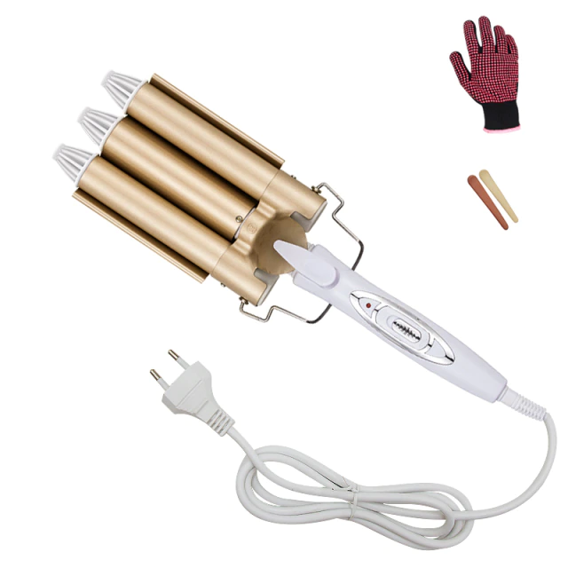 Triple boucleur pour cheveux  | fer à boucler professionnel Eorom