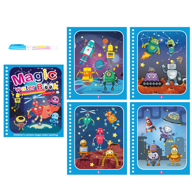 Livre de coloriage Montessori réutilisable | Eorom