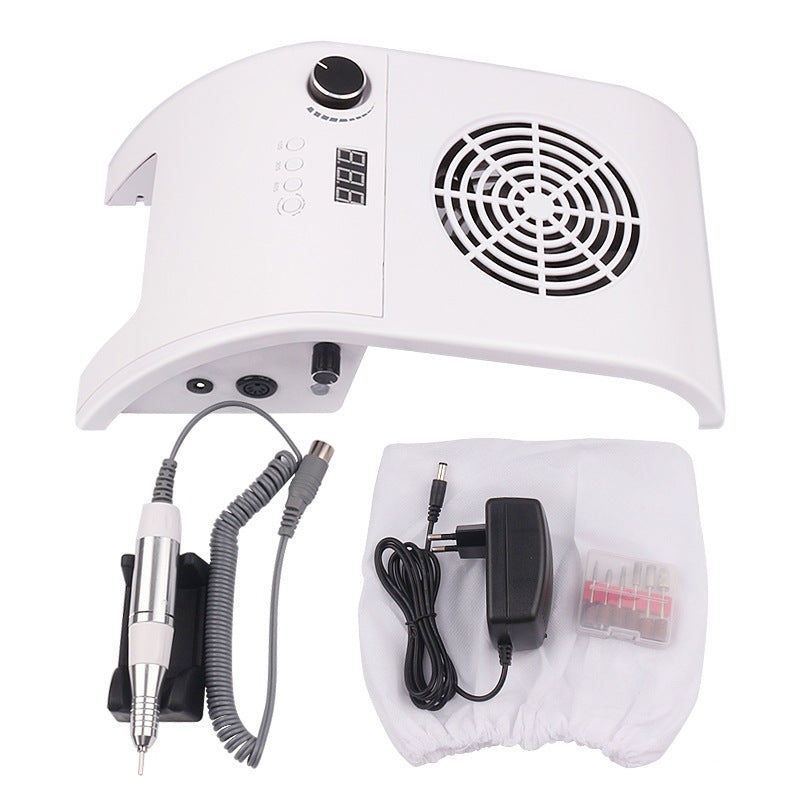 Lampe uv ongles ponceuse ongles 35 000rpm et aspirateur manucure 3 en 1 | Appareil manucure pédicure professionnel | Eorom