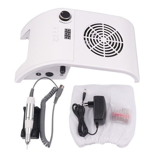 Lampe uv ongles ponceuse ongles 35 000rpm et aspirateur manucure 3 en 1 | Appareil manucure pédicure professionnel | Eorom