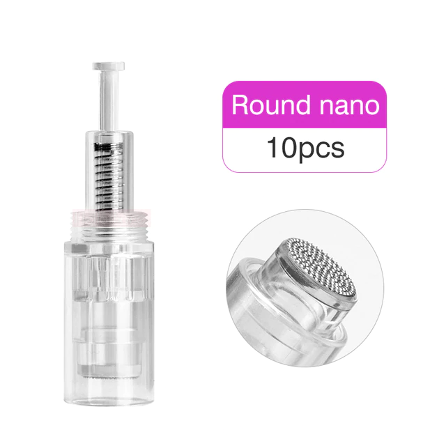 Aiguilles dermapen round nano x10 piéces | rajeunissement global et aux peaux sensibles | Eorom