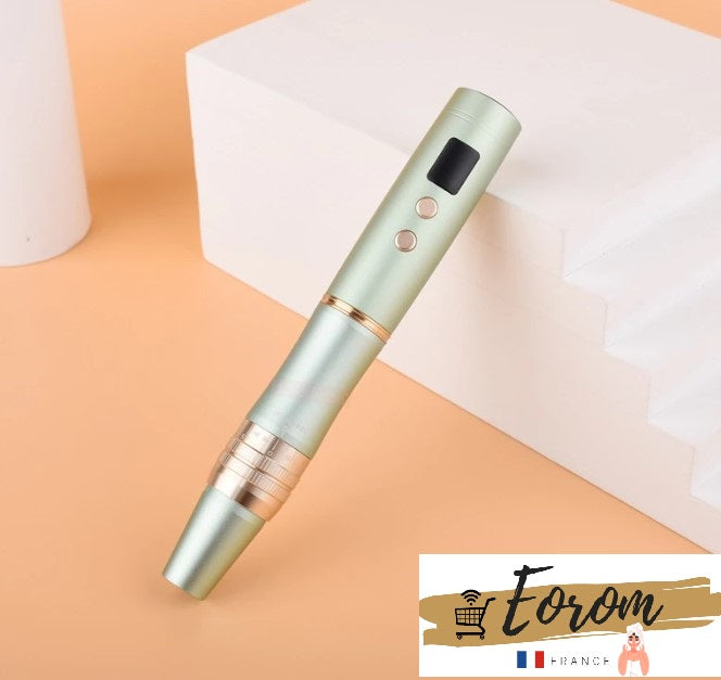 Dermapen professionnel sans fil avec soin luminothérapie  |  Eorom