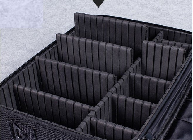 Moyenne trousse de rangement maquillage et cosmétique profesionnelle noir  |  Eorom