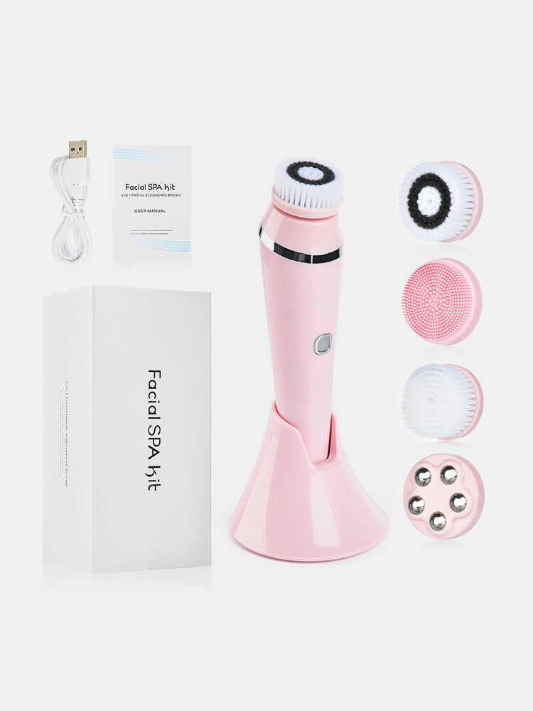 Brosse nettoyante pour le visage 4 en 1 multifonctions  | lifting du visage