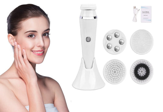 Brosse nettoyante pour le visage 4 en 1 multifonctions  | lifting du visage